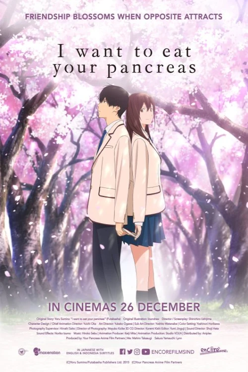 دانلود انیمه I Want to Eat Your Pancreas